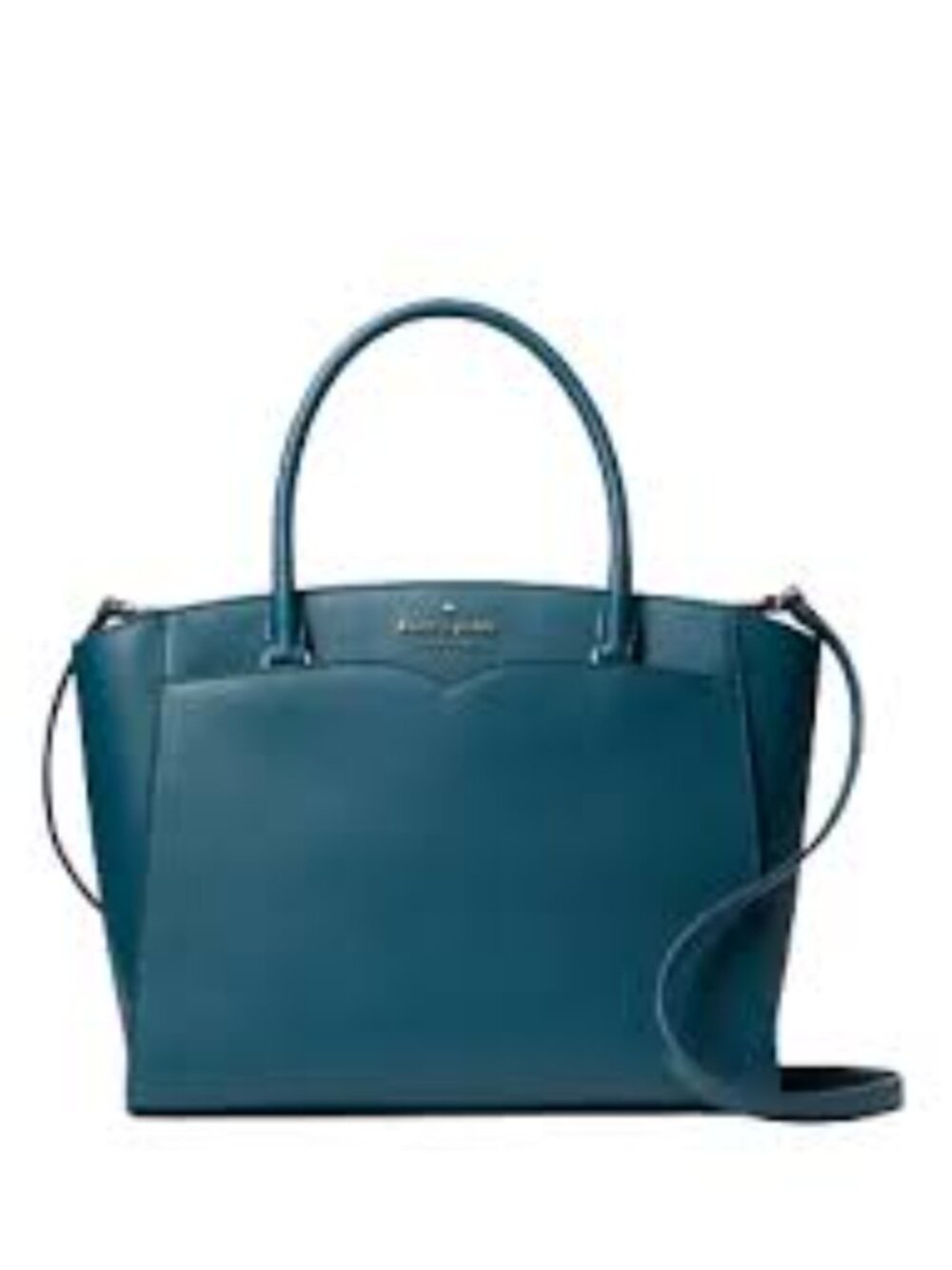 NWOT ** Kate Spade Frannie Scotch Pine Blue Medium Satchel - Picture 2 of 13